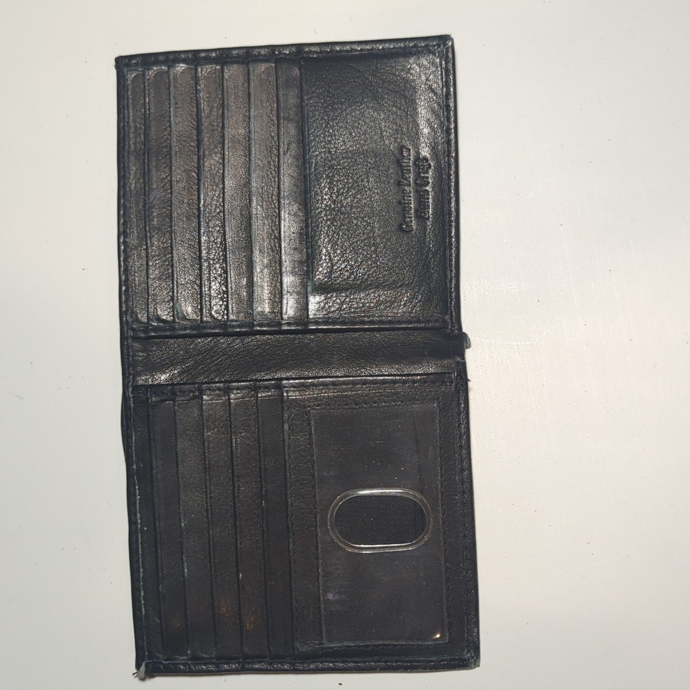 Paul & Taylor USA Black Leather Wallet